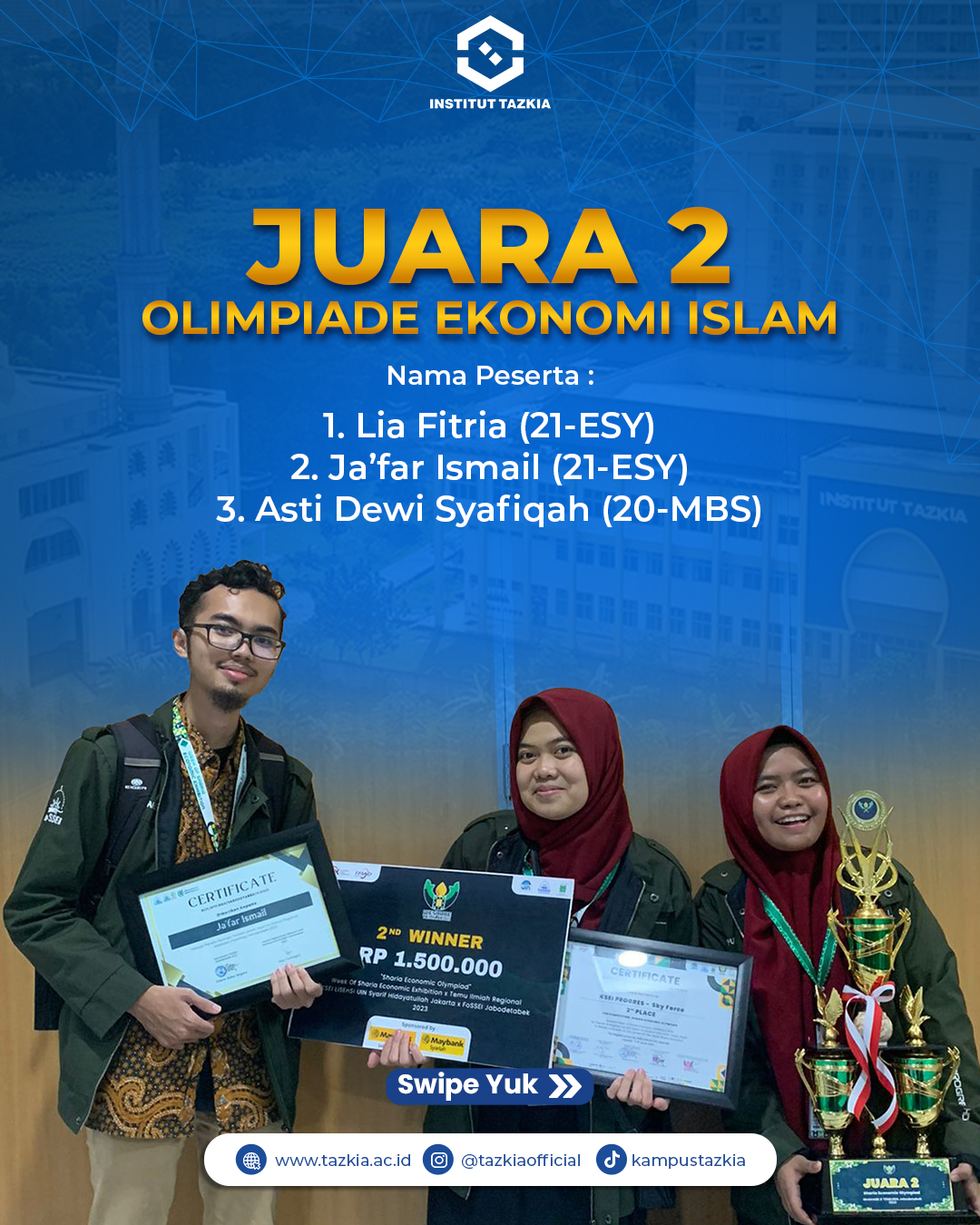 Juara 2 Olimpiade Ekonomi Islam