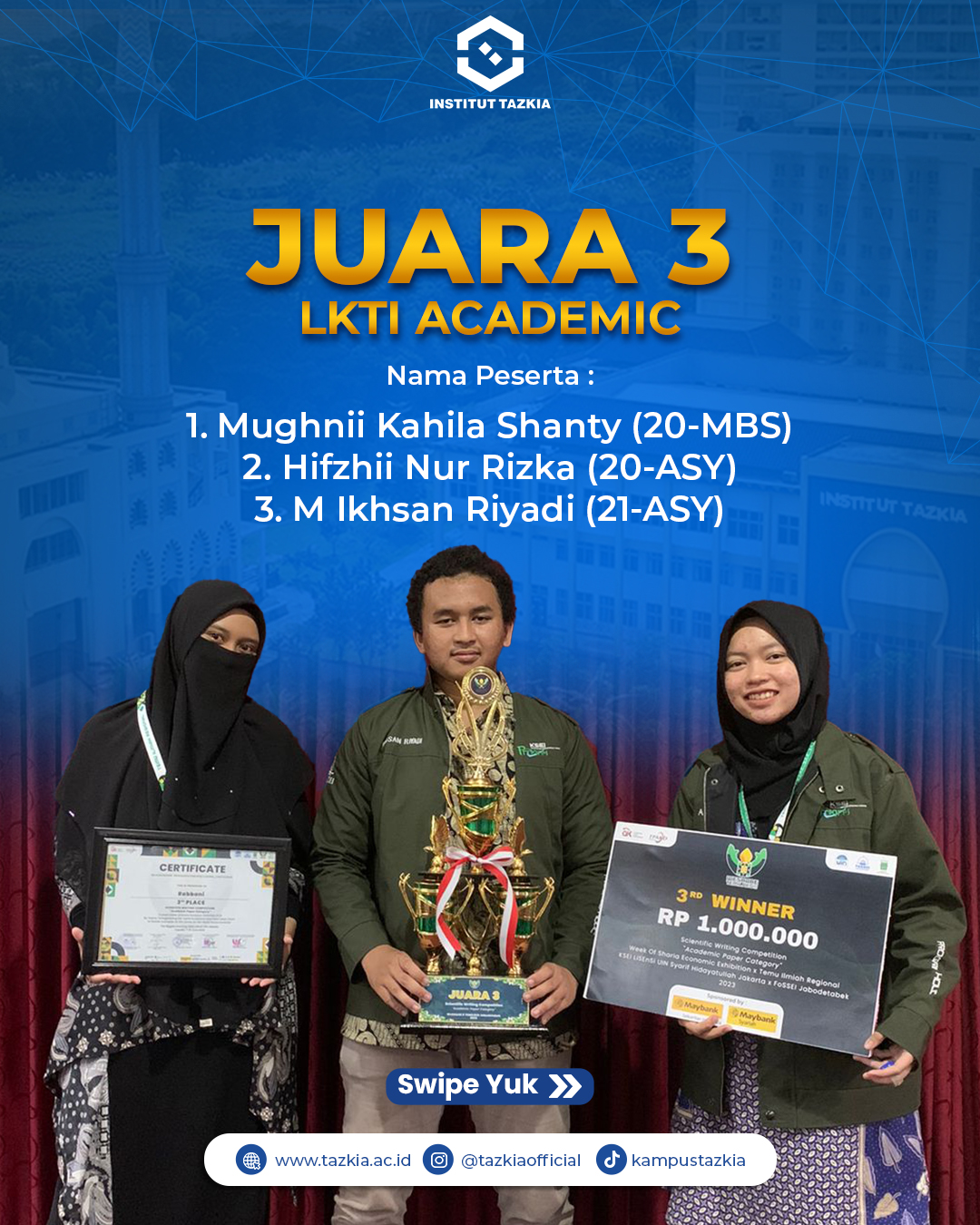 Juara 3 LKTI Academic
