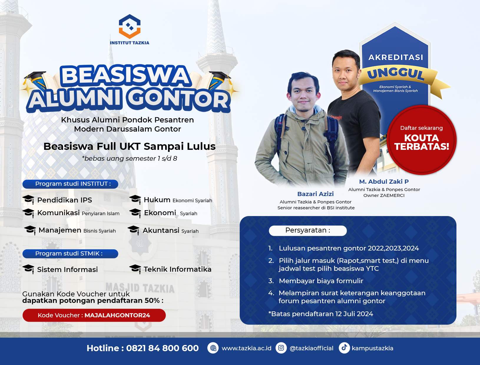Beasiswa Full UKT Gontor