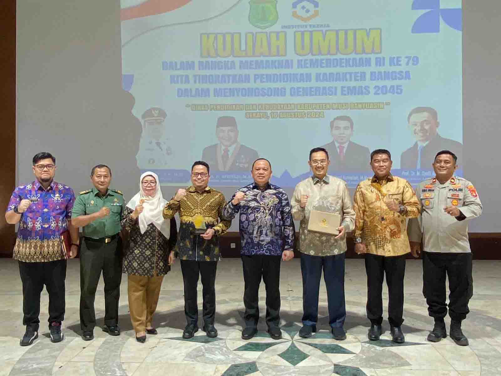 Foto Bersama jajaran Musi Banyuasin dan Kampus Institut Tazkia