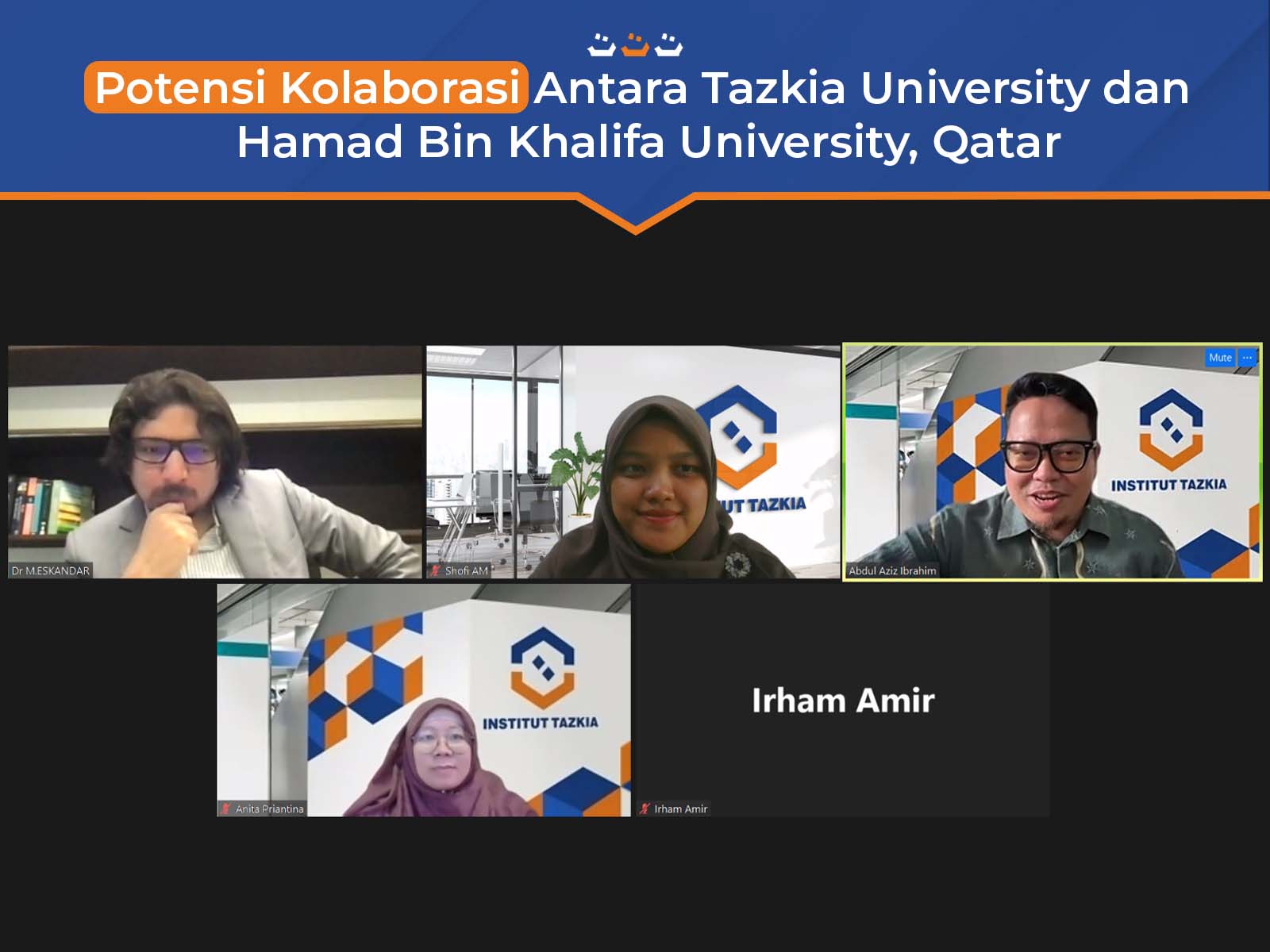 Potensi Kolaborasi Antara Tazkia University dan Hamad Bin Khalifa University, Qatar