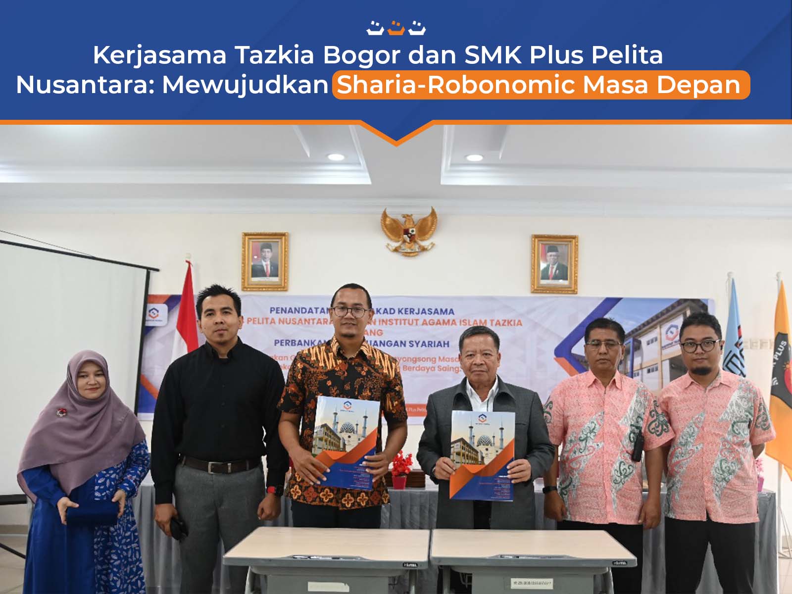 Kerjasama Tazkia Bogor dan SMK Plus Pelita Nusantara: Mewujudkan Sharia-Robonomic Masa Depan
