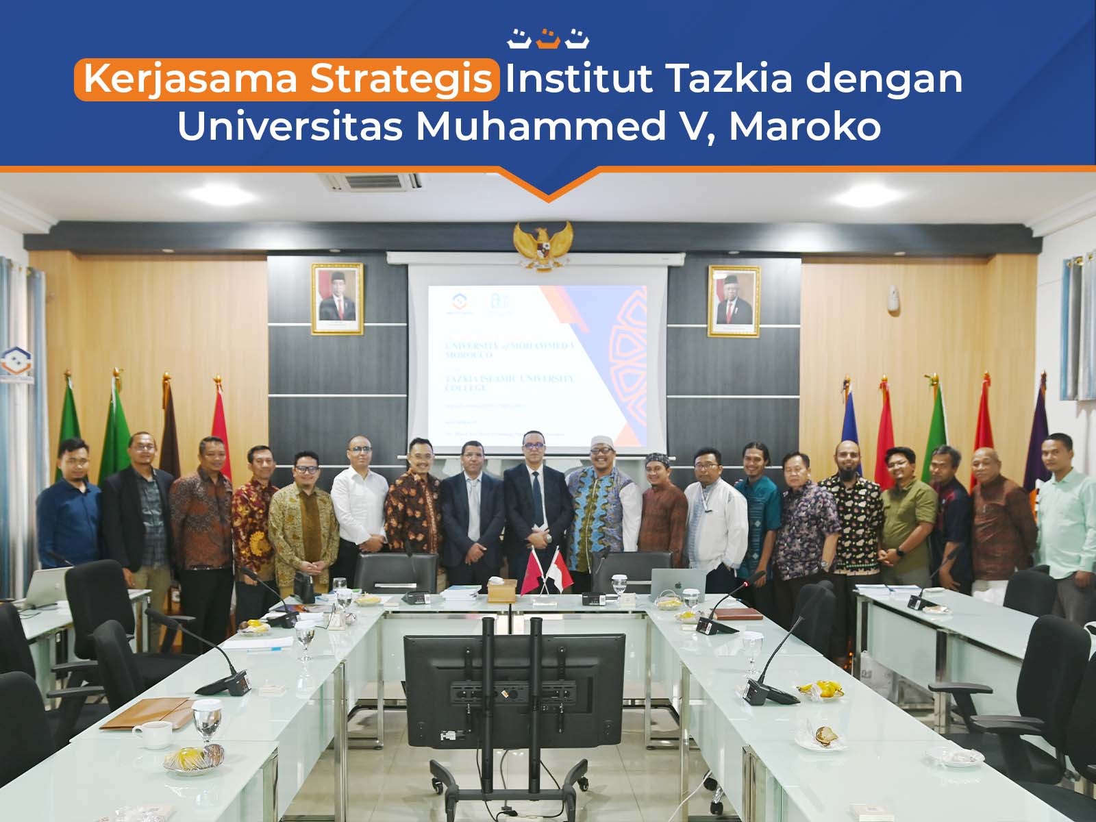 Kerjasama Strategis Institut Tazkia dengan Universitas Muhammed V, Maroko