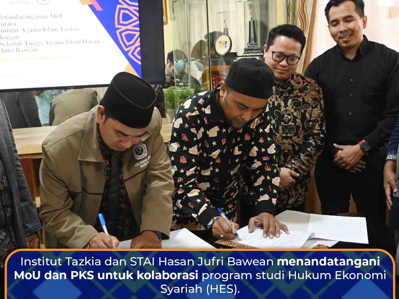 Institut Tazkia dan STAI Hasan Jufri Bawean Jalin Kerjasama Strategis dalam Bidang Hukum Ekonomi Syariah