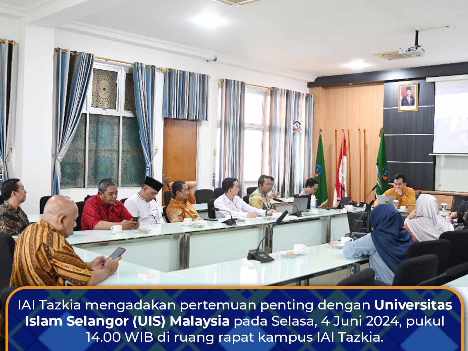 Kerjasama Strategis: Pertemuan IAI Tazkia dengan Universitas Islam Selangor (UIS) Malaysia