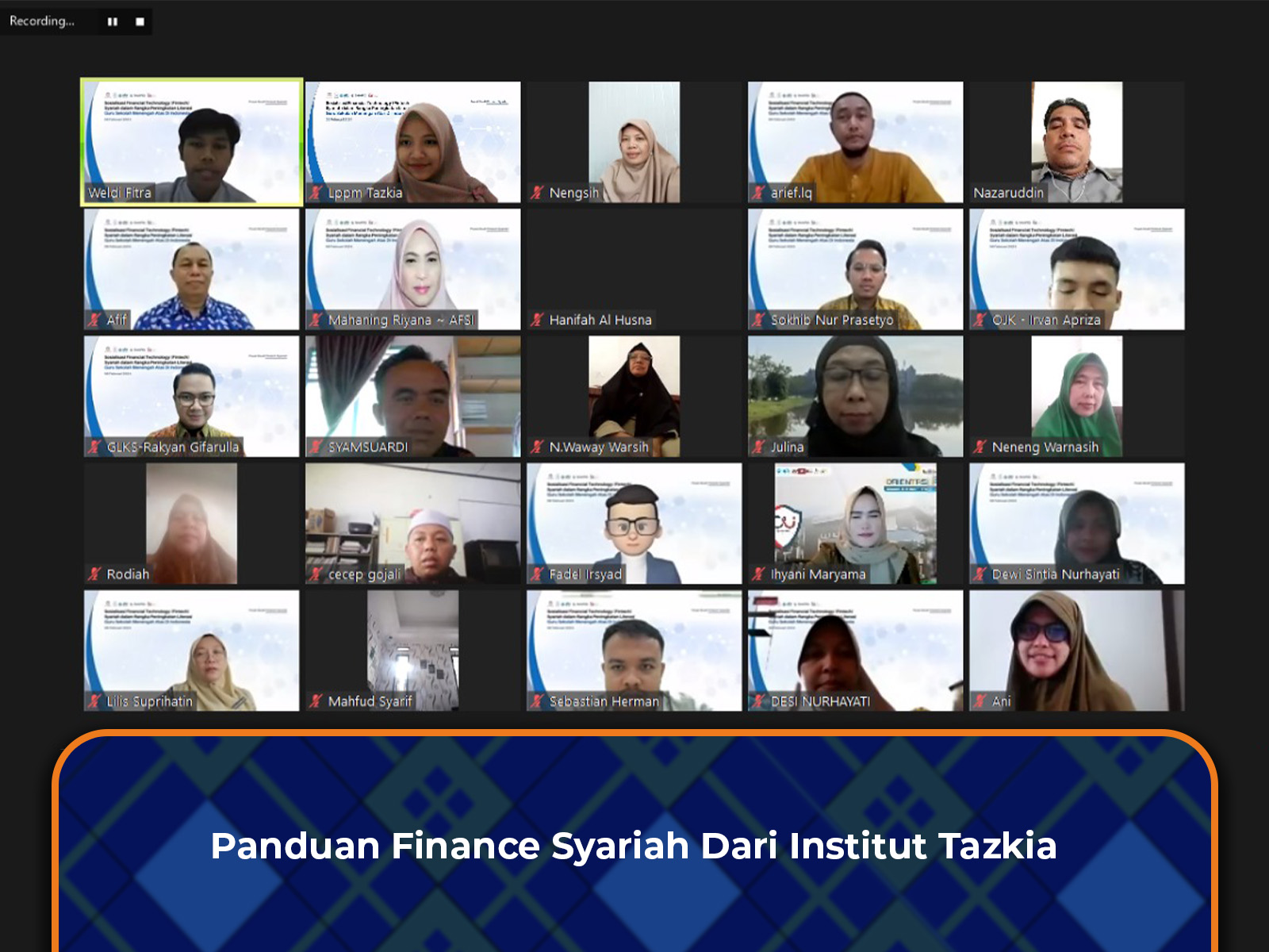 Panduan Finance Syariah dari Institut Tazkia