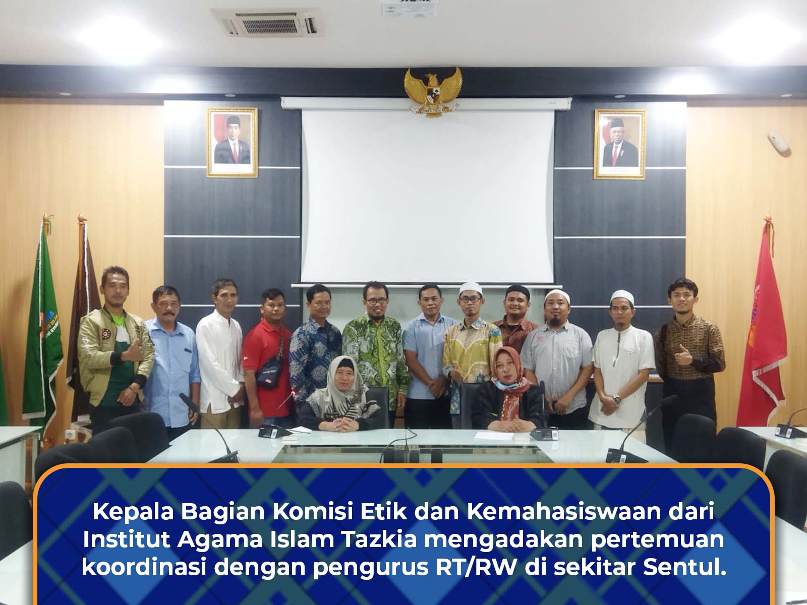 Silaturahim dan Koordinasi Komite Etik IAI Tazkia dengan Pengurus RT/RW disekitar Sentul