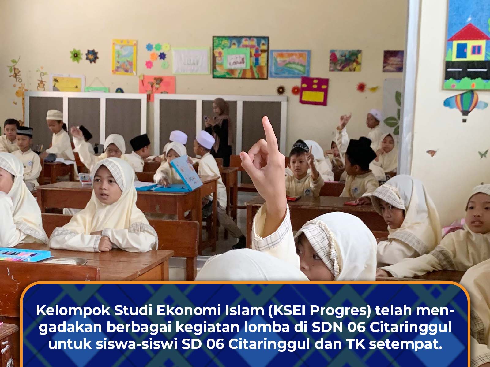 Momentum Kebersamaan Ramadhan: KSEI Progres Menggelar Lomba Islami di SDN 06 Citaringgul