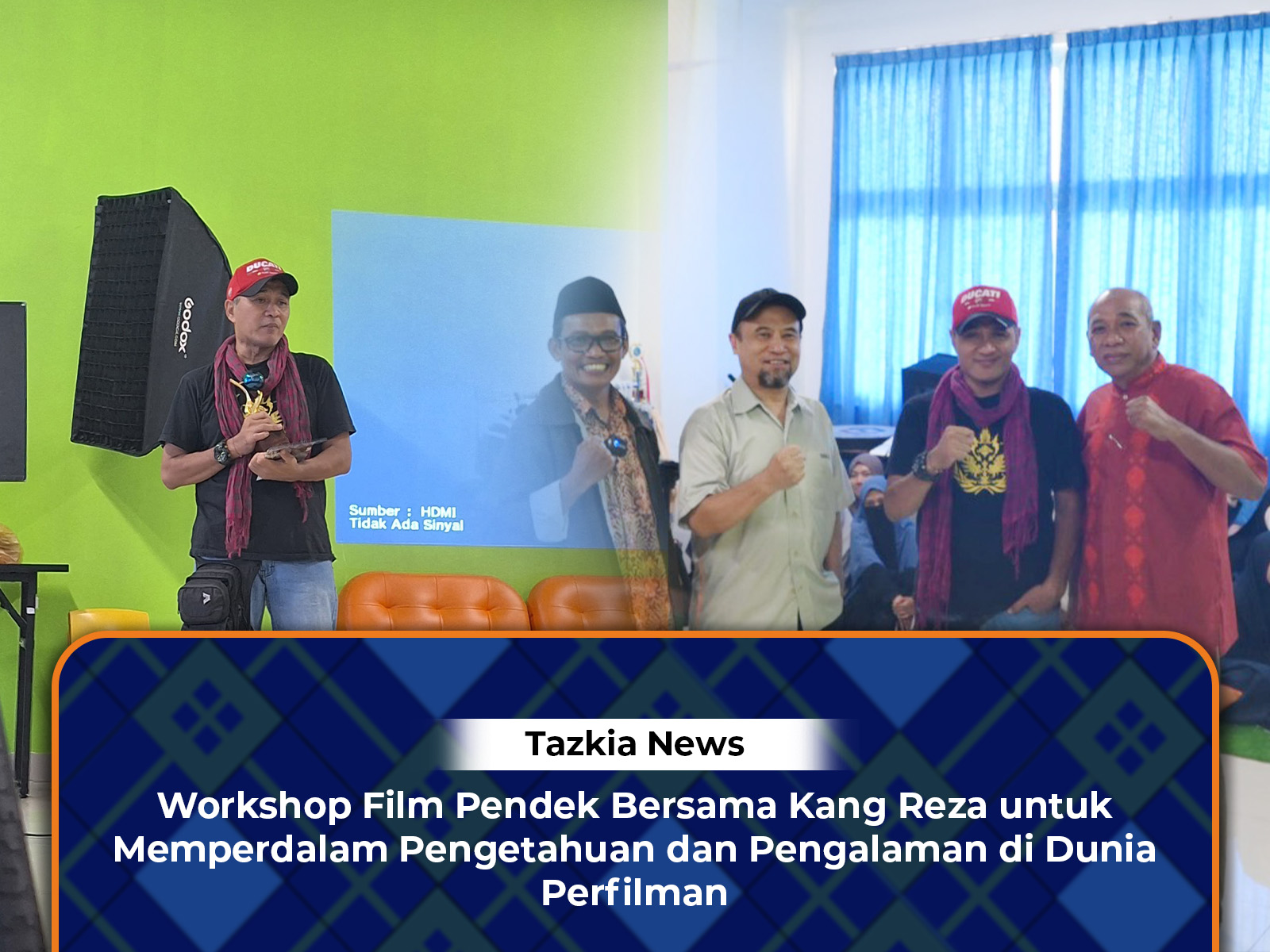 Workshop Film Pendek Bersama Kang Reza untuk Memperdalam Pengetahuan dan Pengalaman di Dunia Perfilman