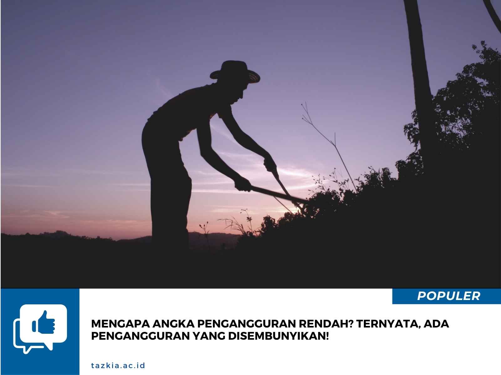 Mengapa Angka Pengangguran Rendah Ternyata Ada Pengangguran yang Disembunyikan