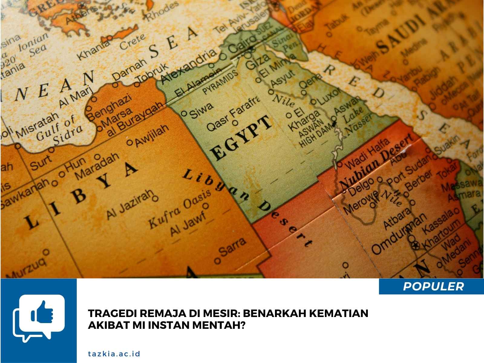 Tragedi Remaja di Mesir Benarkah Kematian Akibat Mi Instan Mentah