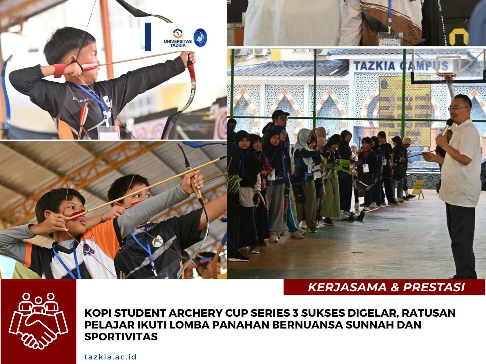 KOPI Student Archery Cup Series 3 Sukses Digelar Ratusan Pelajar Ikuti Lomba Panahan Bernuansa Sunnah dan Sportivitas