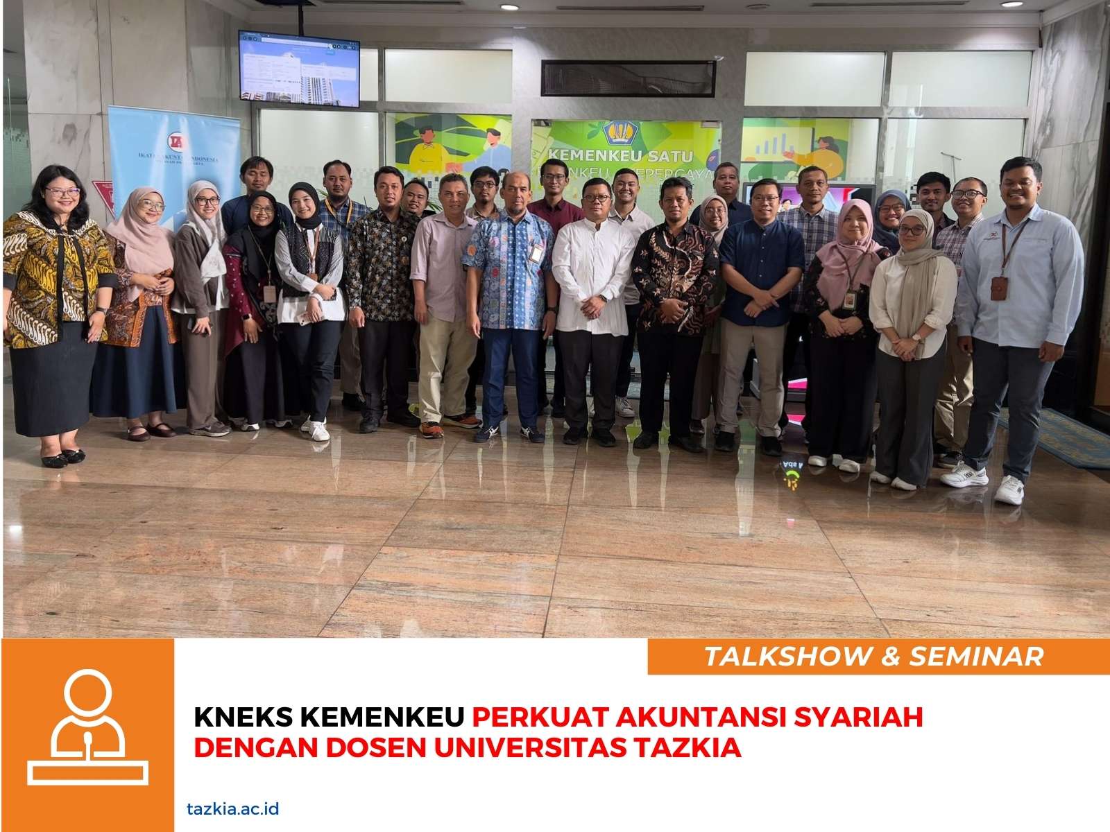 KNEKS Kemenkeu Perkuat Akuntansi Syariah dengan Dosen Universitas Tazkia