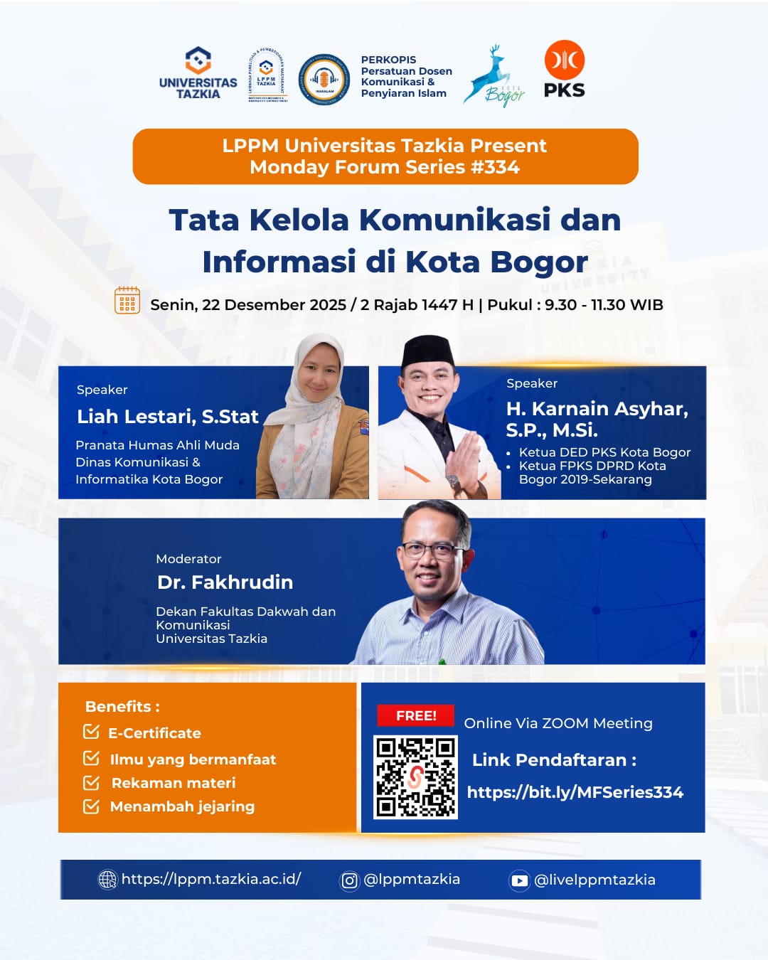 Monday Forum Tata Kelola Komunikasi dan Informasi di Kota Bogor