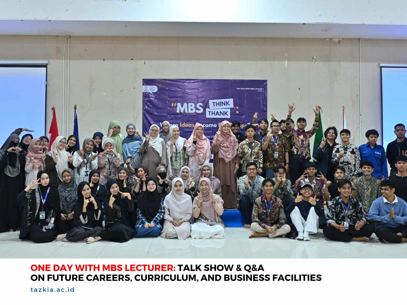 One Day With MBS Lecturer Talk Show QA on Future Careers Curriculum and Business Facilities