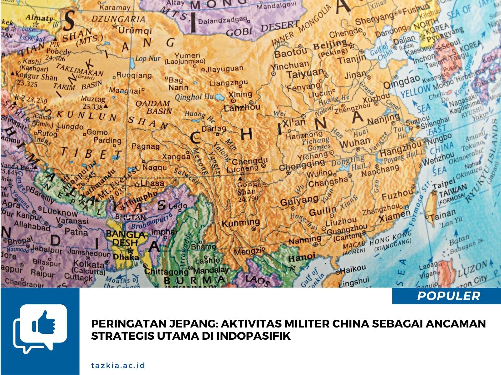 Peringatan Jepang Aktivitas Militer China sebagai Ancaman Strategis Utama di IndoPasifik