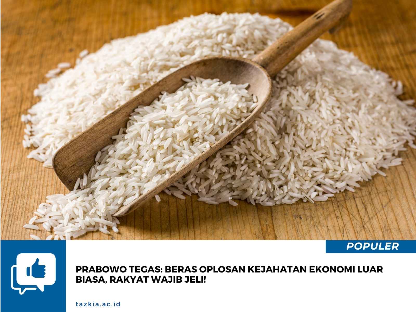 Prabowo Tegas Beras Oplosan Kejahatan Ekonomi Luar Biasa Rakyat Wajib Jeli