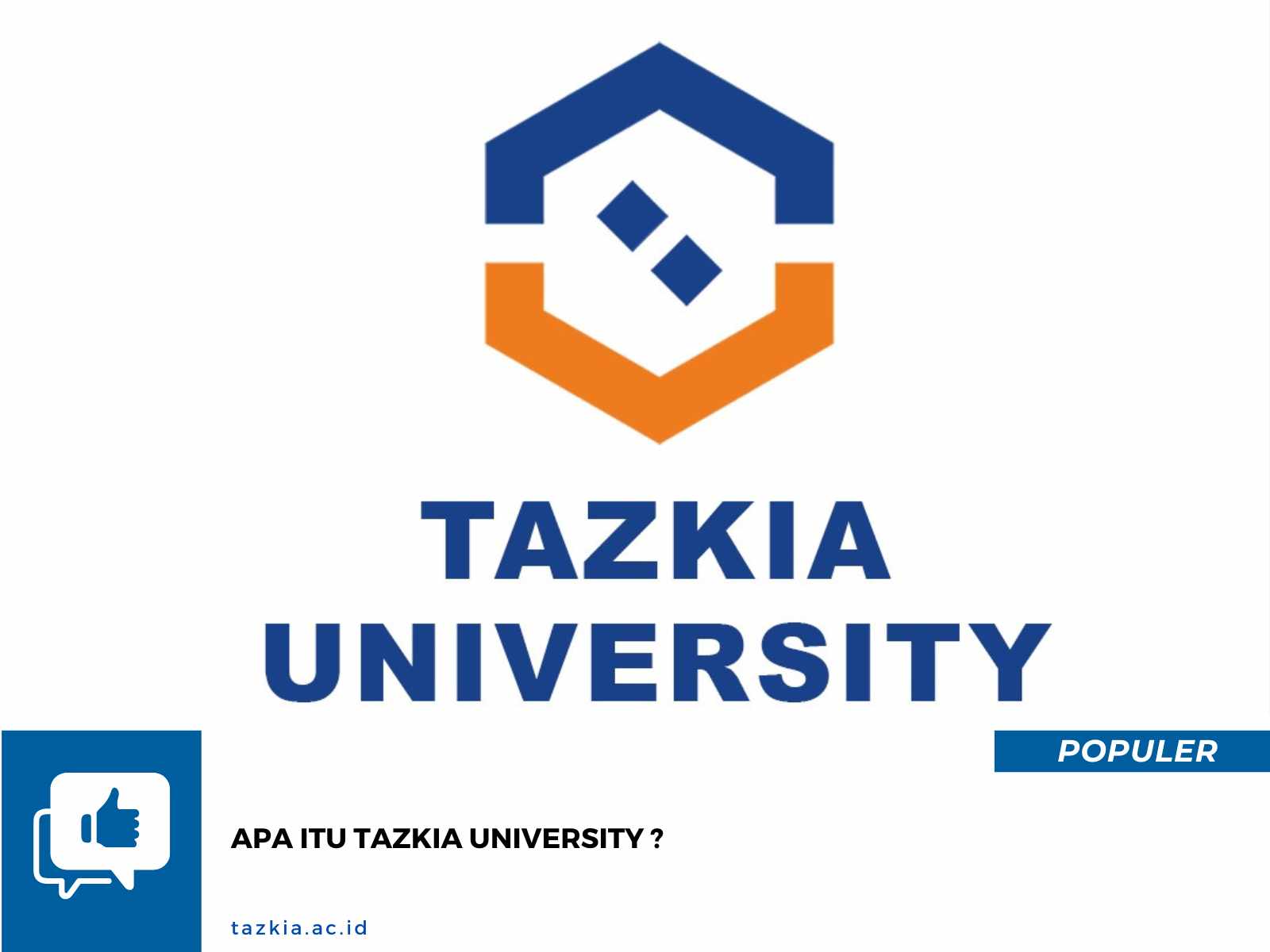 Apa itu Tazkia University?