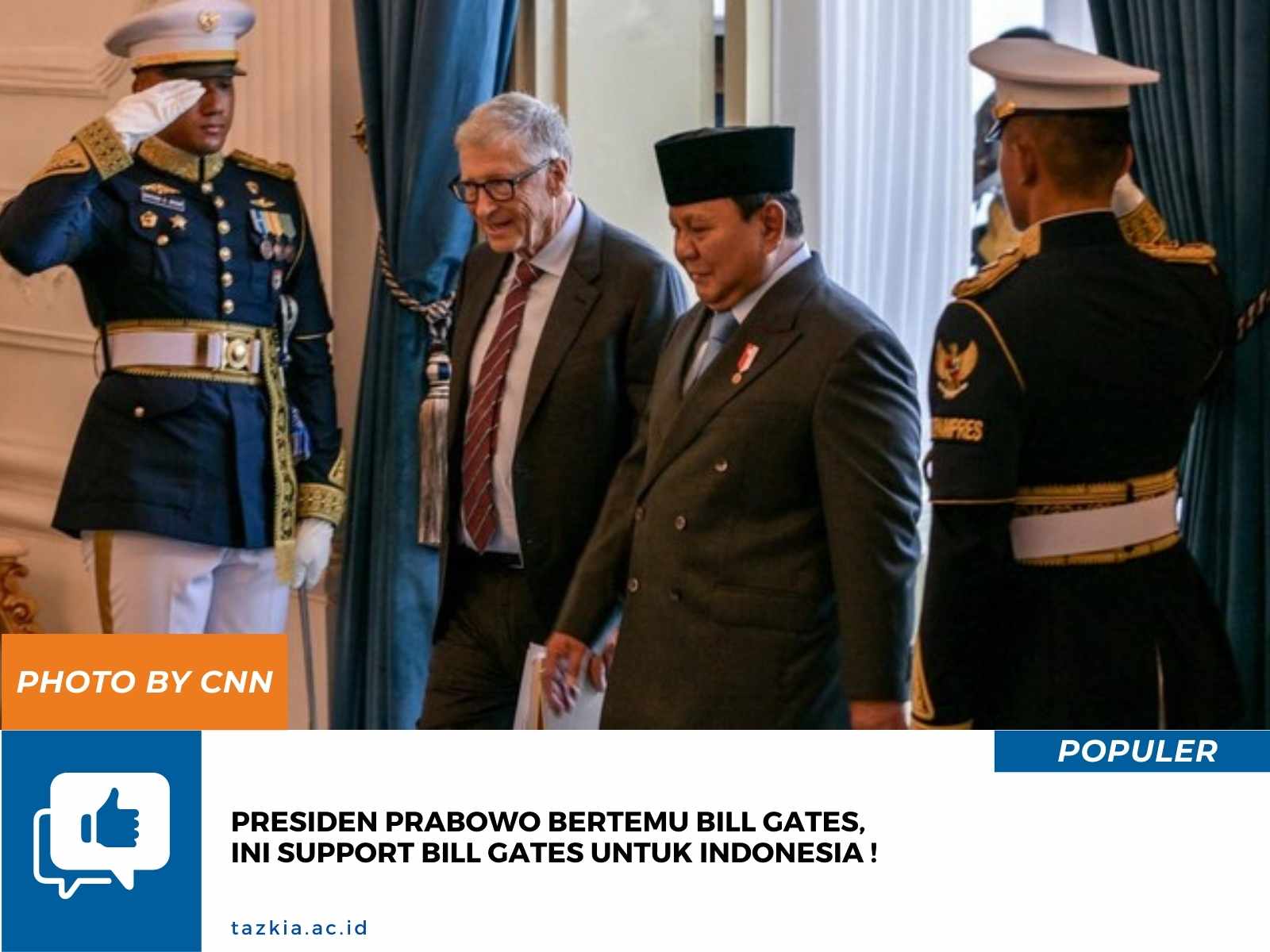 Presiden Prabowo Bertemu Bill Gates, Ini support Bill Gates untuk Indonesia !