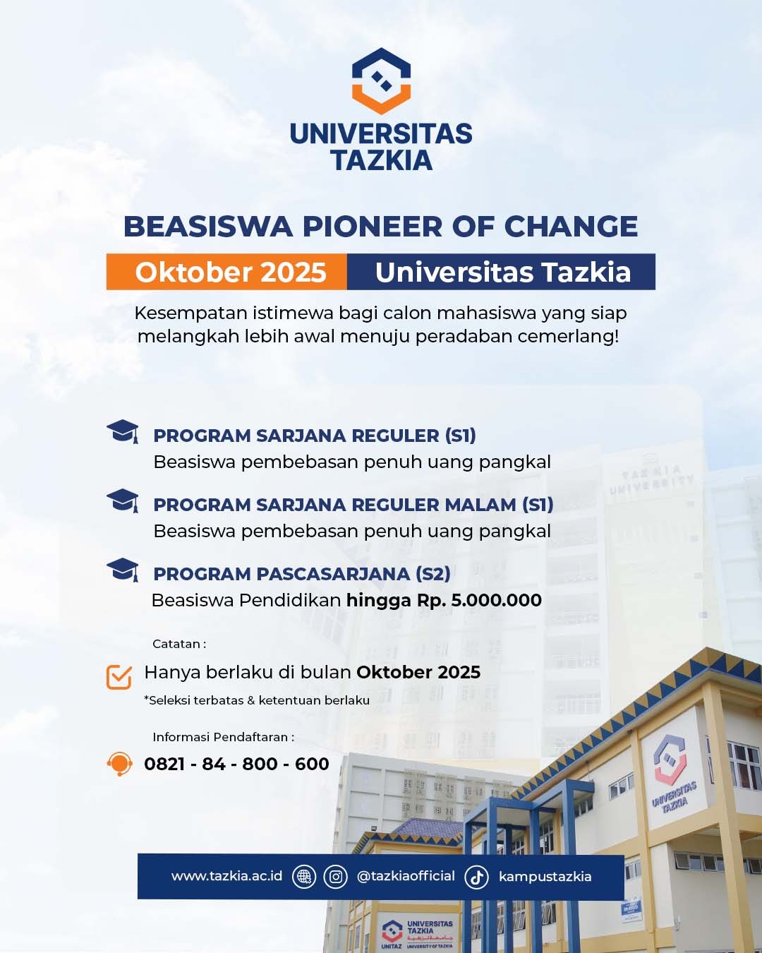Beasiswa Pioneer Of Change