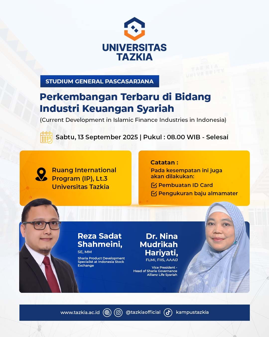 STUDIUM GENERAL PASCASARJANA Perkembangan Terbaru di Bidang Industri Keuangan Syariah
