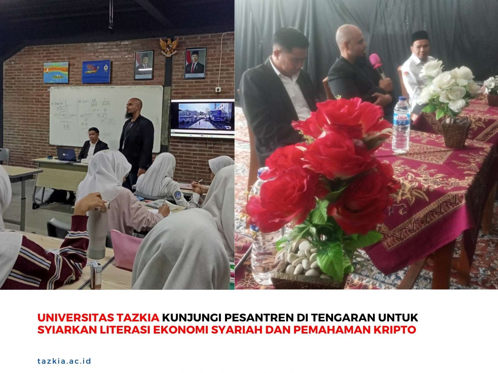 Universitas Tazkia Kunjungi Pesantren di Tengaran untuk Syiarkan Literasi Ekonomi Syariah dan Pemahaman Kripto