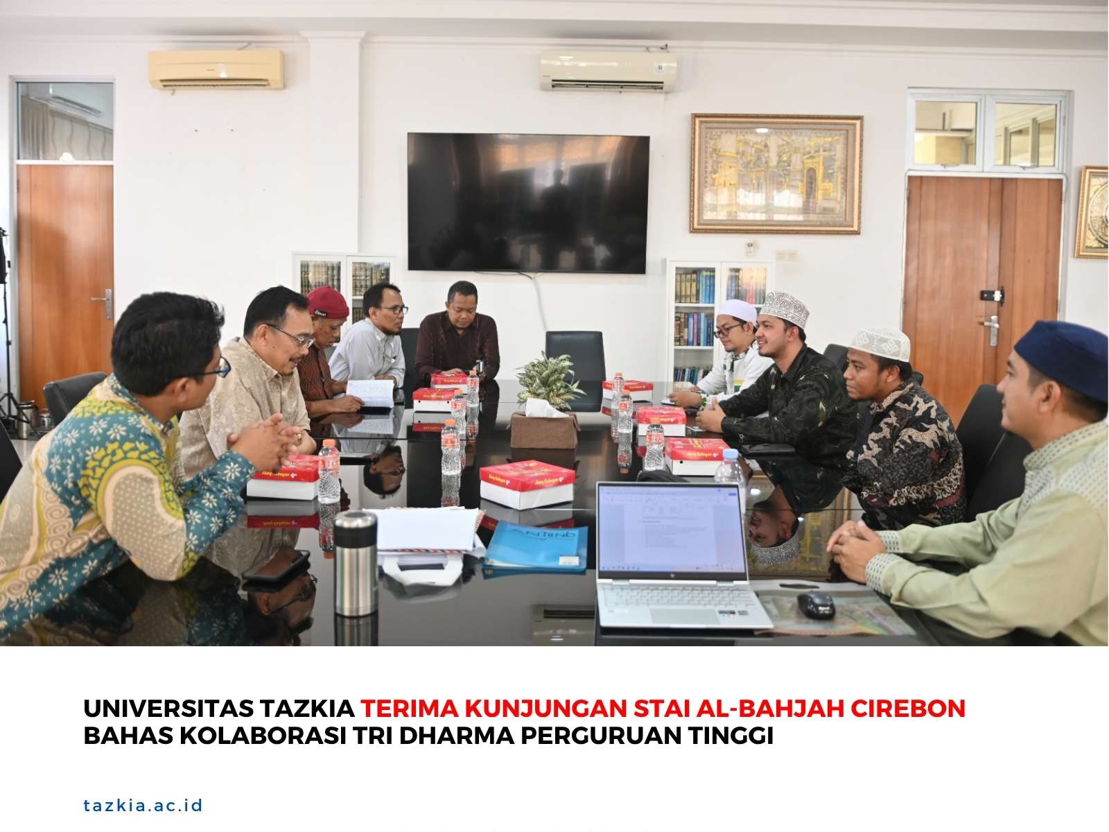 Universitas Tazkia Terima Kunjungan STAI Al Bahjah Cirebon Bahas Kolaborasi Tri Dharma Perguruan Tinggi