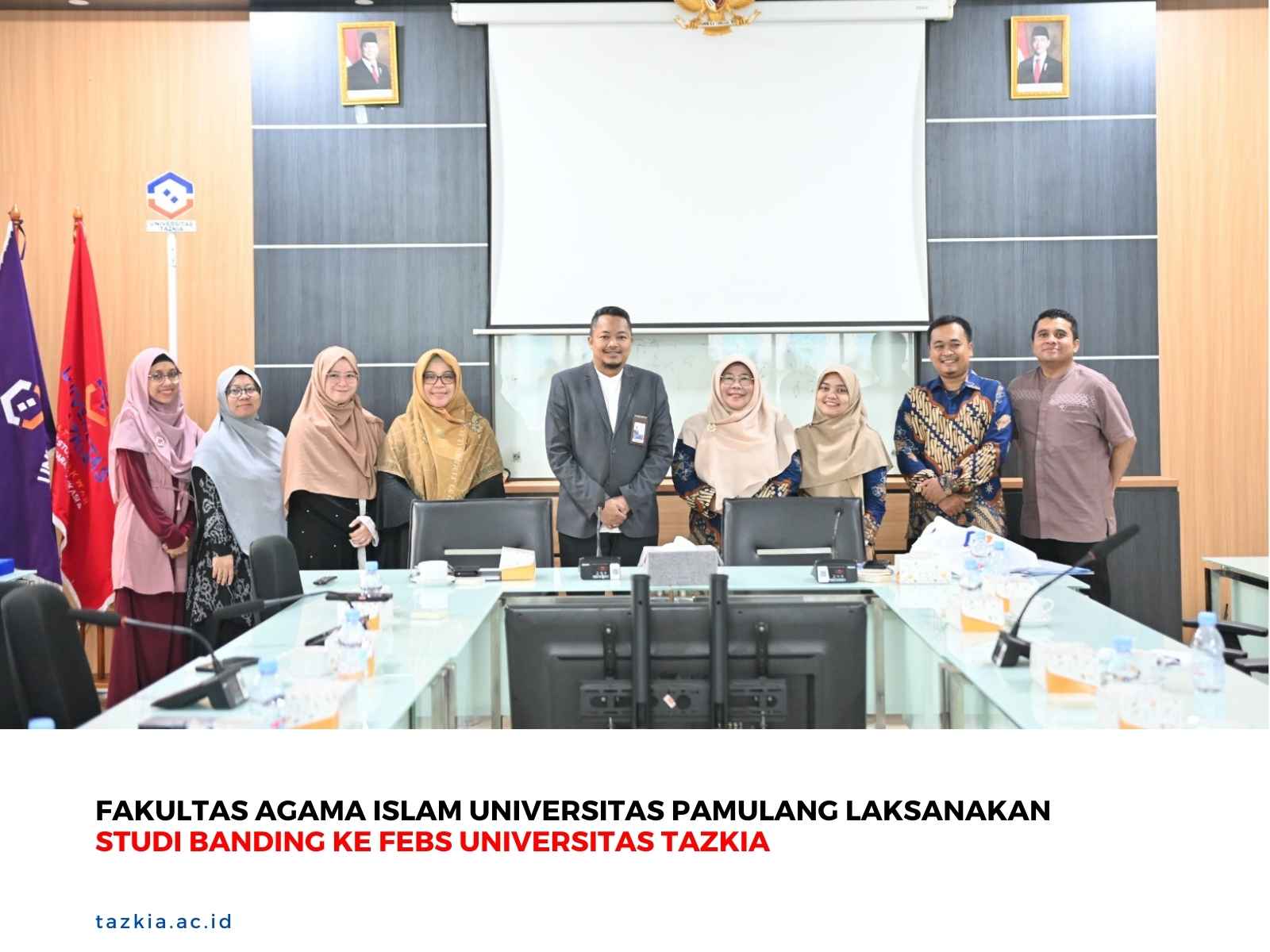 FAKULTAS AGAMA ISLAM UNIVERSITAS PAMULANG LAKSANAKAN STUDI BANDING KE FEBS UNIVERSITAS TAZKIA