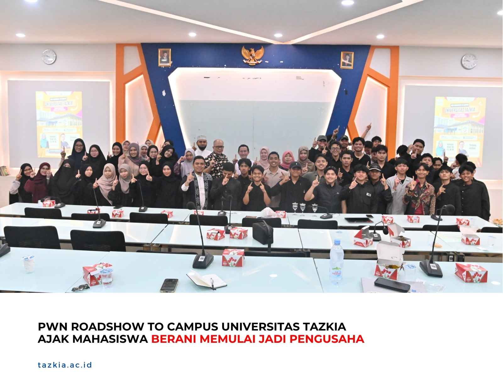 PWN Roadshow to Campus Universitas Tazkia Ajak Mahasiswa Berani Memulai Jadi Pengusaha