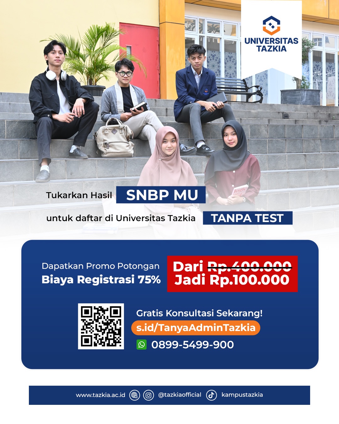 Jalur SNPB Universitas Tazkia 2026