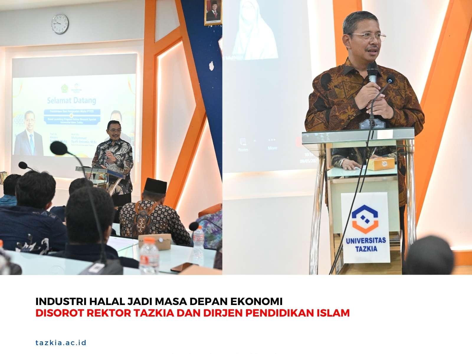 Industri Halal Jadi Masa Depan Ekonomi Disorot Rektor Tazkia dan Dirjen Pendidikan Islam