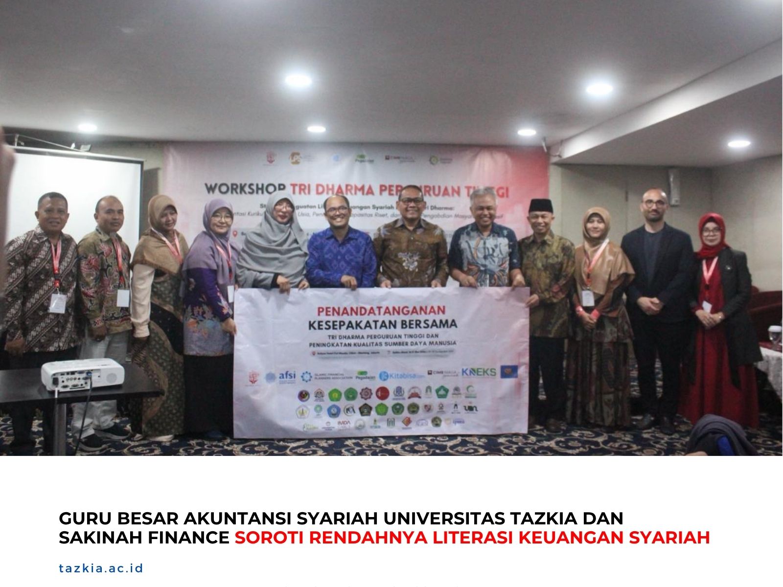 Guru Besar Akuntansi Syariah Universitas Tazkia dan Sakinah Finance Soroti Rendahnya Literasi Keuangan Syariah