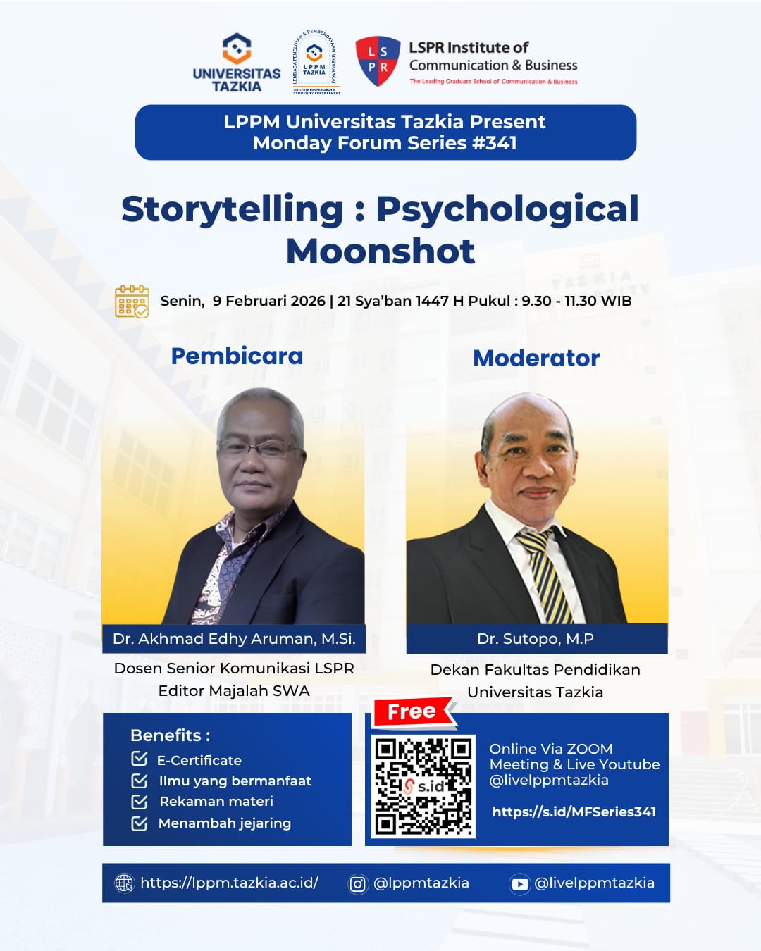 Storytelling Psychological Moonshot LPPM UNIVERSITAS TAZKIA 341