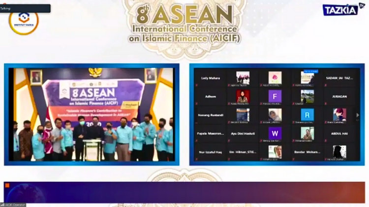 Institut Tazkia Sukses Selenggarakan 8th ASEAN International Conference on Islamic Finance (AICIF) 2020
