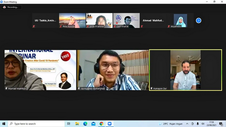 International Webinar : Global Islamic Finnace After Covid 19 Pandemic
