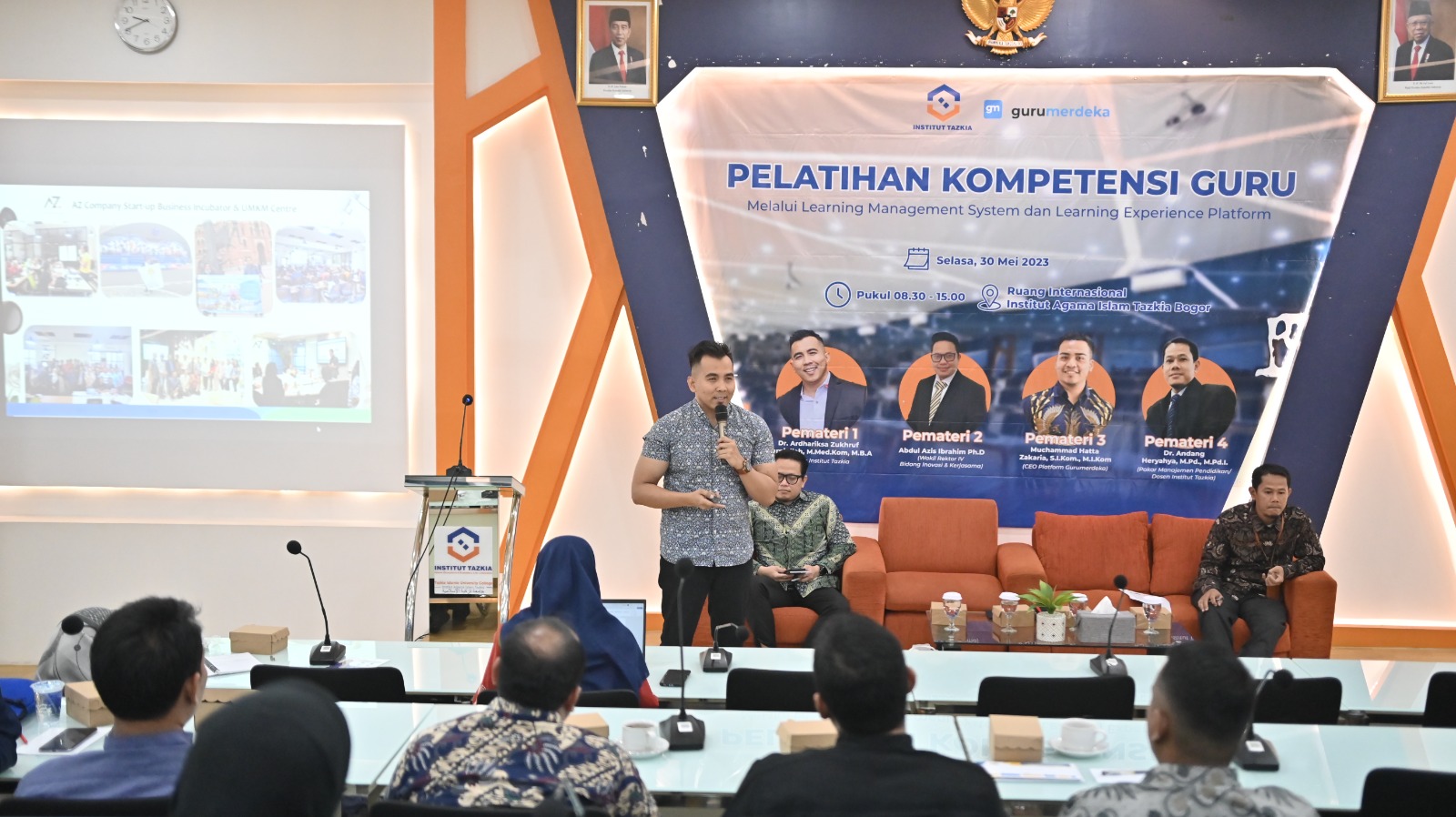 sambutan rektor tazkia pelatihan guru