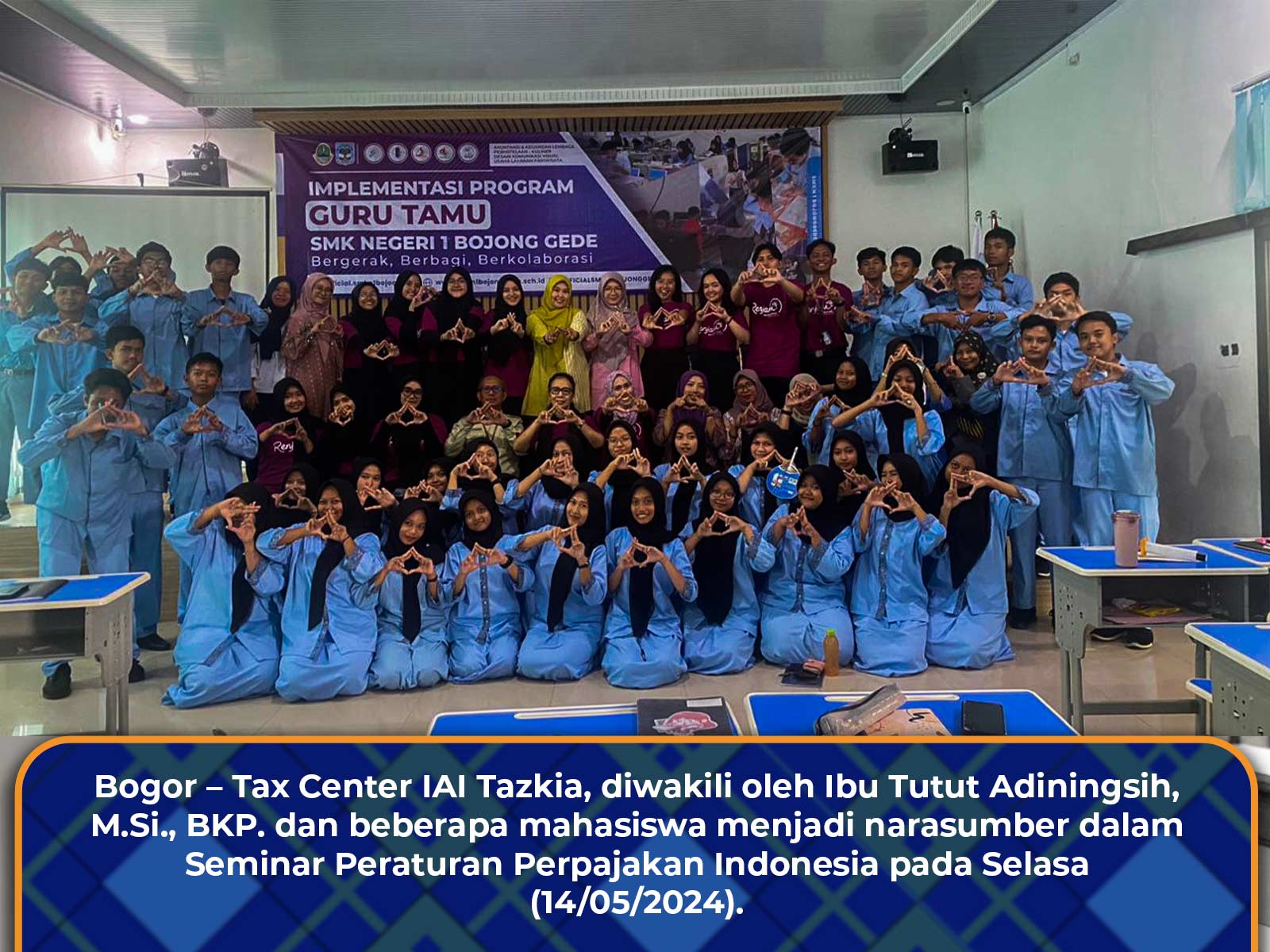 Tax Center Tazkia menjadi Guru Tamu pada Seminar Perpajakan