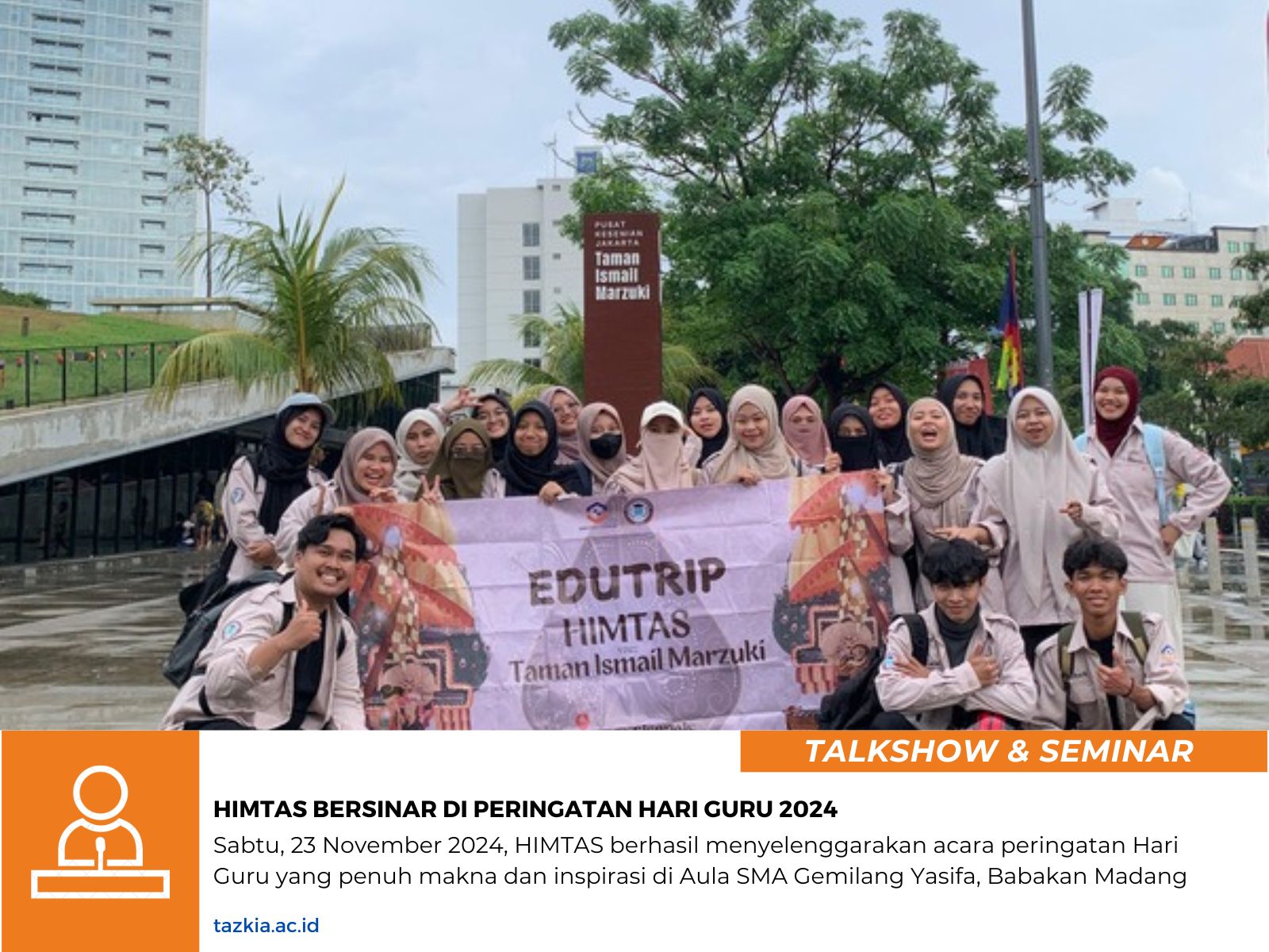 HIMTAS Sukses Gelar Edu Trip ke Jakarta Biennale di Taman Ismail Marzuki