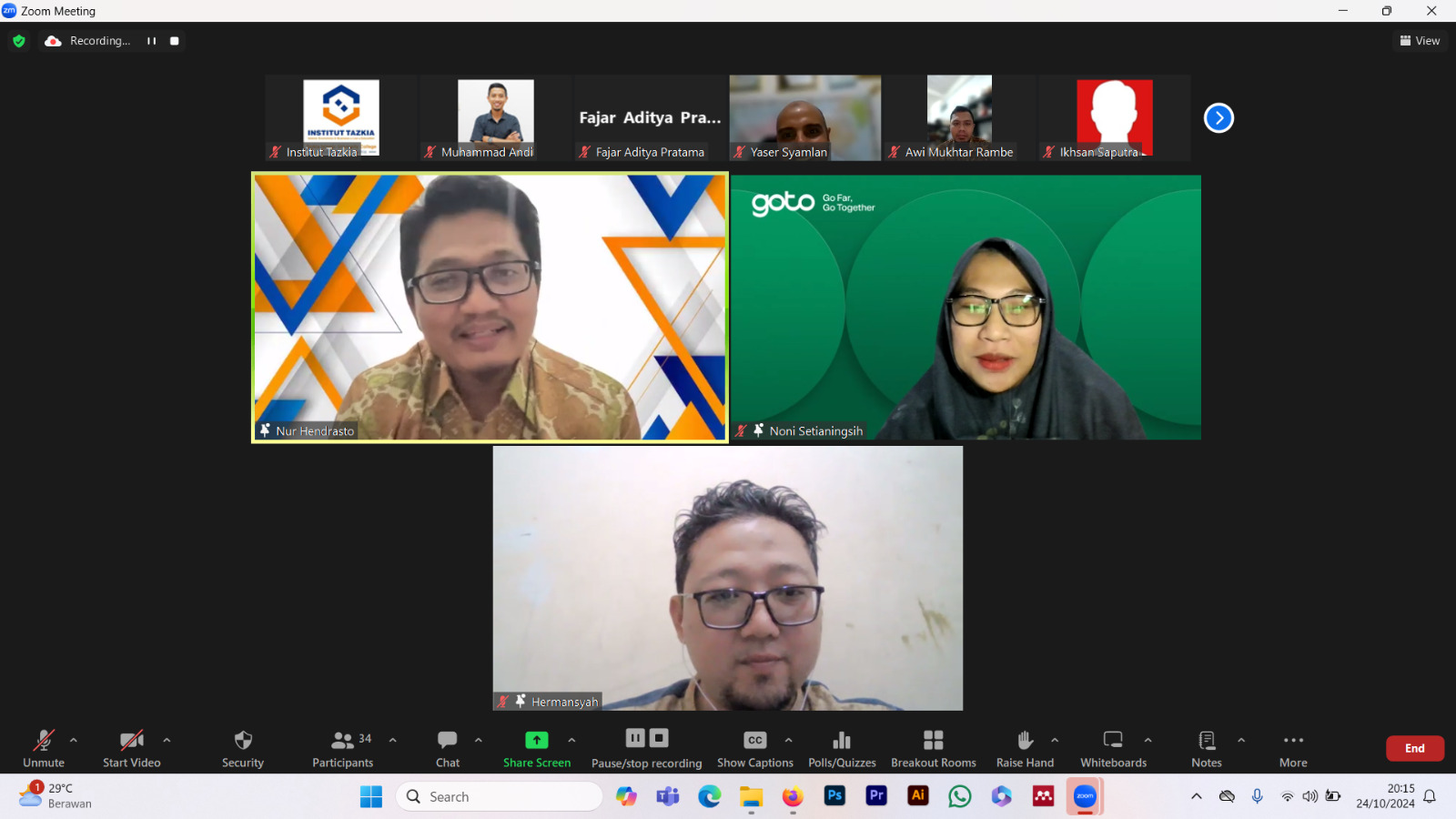Nur Hendrasto dengan Nonik digital transformation