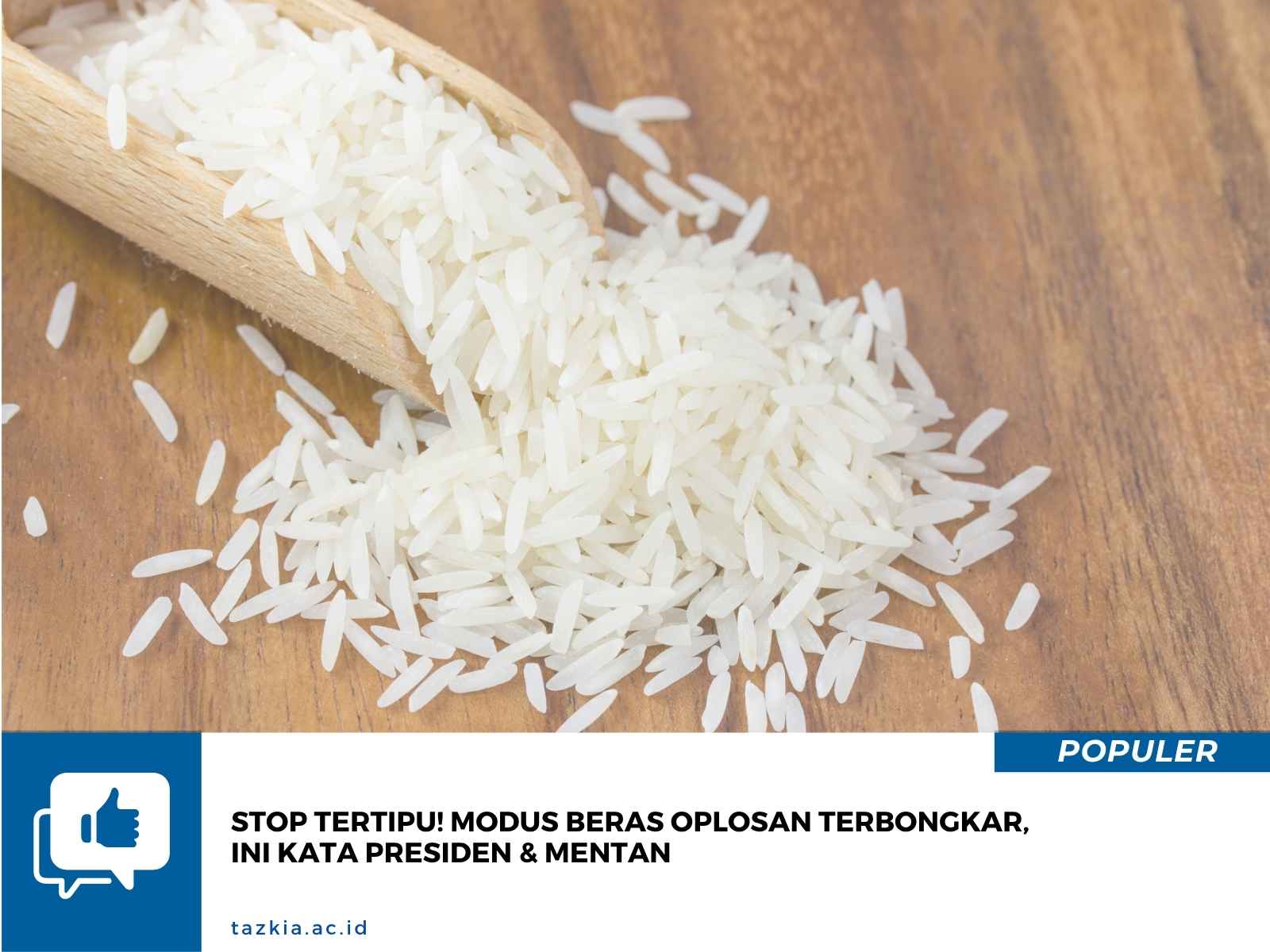 Stop Tertipu Modus Beras Oplosan Terbongkar Ini Kata Presiden Mentan