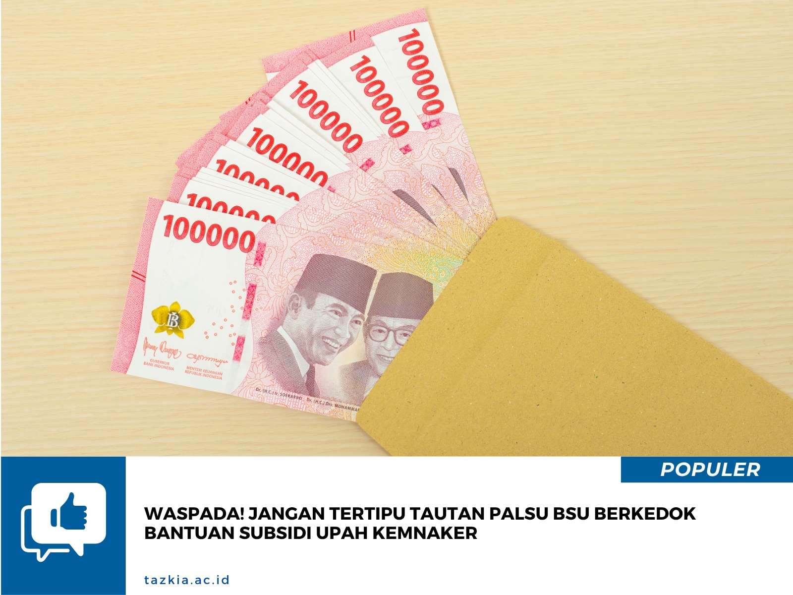 Waspada Jangan Tertipu Tautan Palsu BSU Berkedok Bantuan Subsidi Upah Kemnaker