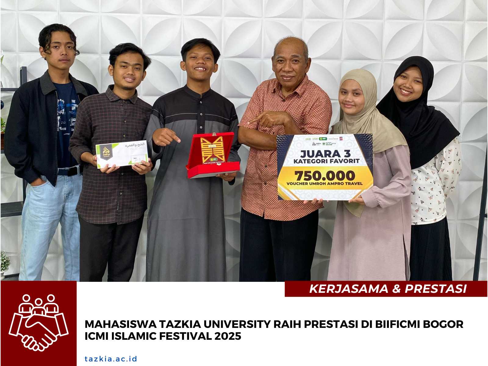 Mahasiswa tazkia university Raih Prestasi di Biificmi Bogor ICMI Islamic Festival 2025