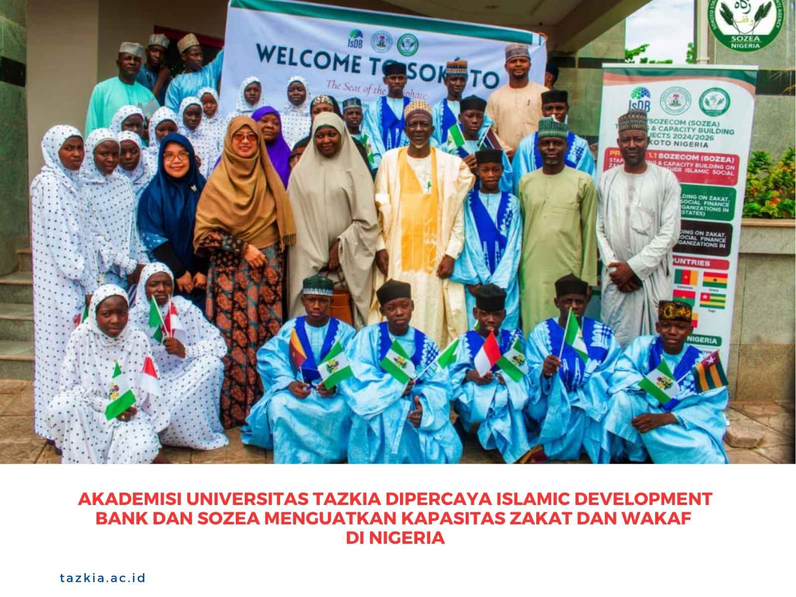 Akademisi Universitas Tazkia Dipercaya Islamic Development Bank dan SOZEA Menguatkan Kapasitas Zakat dan Wakaf di Nigeria