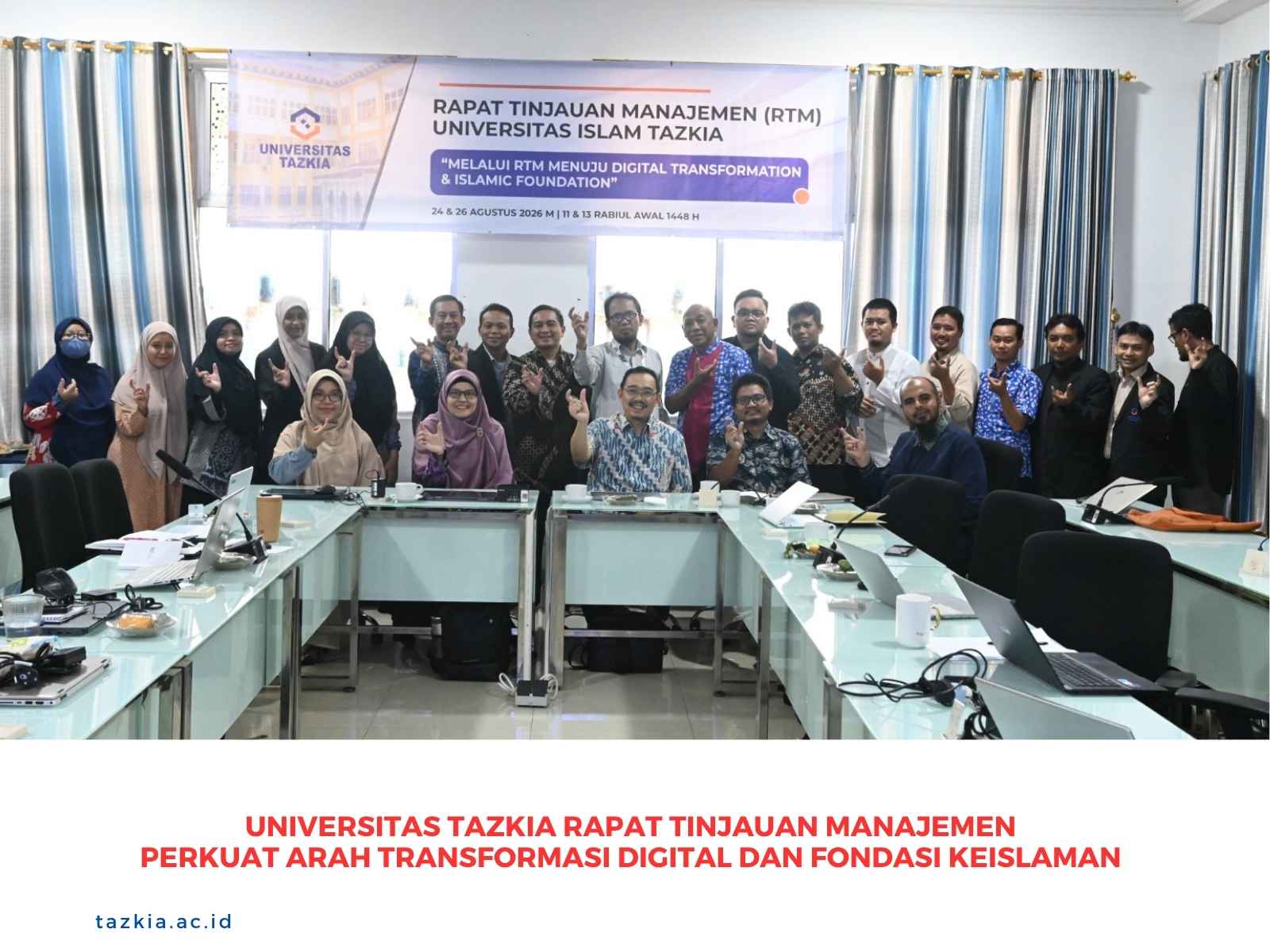 Universitas Tazkia Rapat Tinjauan Manajemen, Perkuat Arah Transformasi Digital dan Fondasi Keislaman