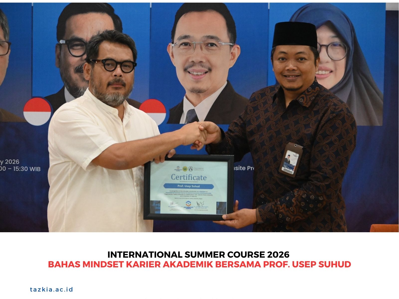International Summer Course 2026 Bahas Mindset Karier Akademik bersama Prof. Usep Suhud