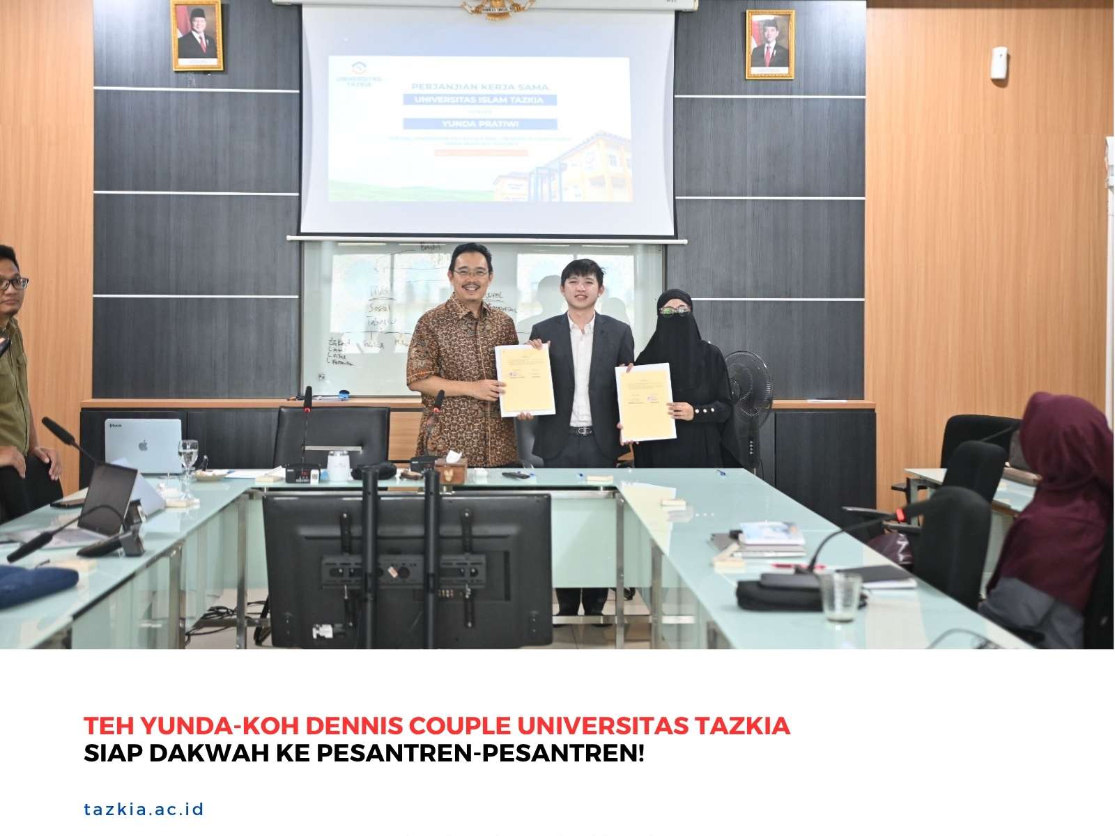 Teh Yunda-Koh Dennis Couple Universitas Tazkia, Siap dakwah ke pesantren-pesantren!