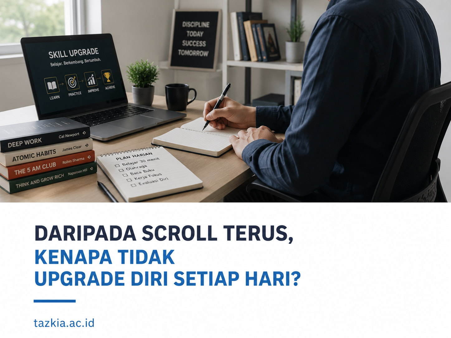 Daripada Scroll Terus, Kenapa Tidak Upgrade Diri Setiap Hari?