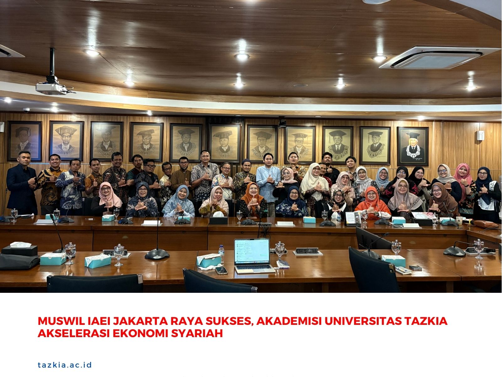 Muswil IAEI Jakarta Raya Sukses, Akademisi Universitas Tazkia Akselerasi Ekonomi Syariah