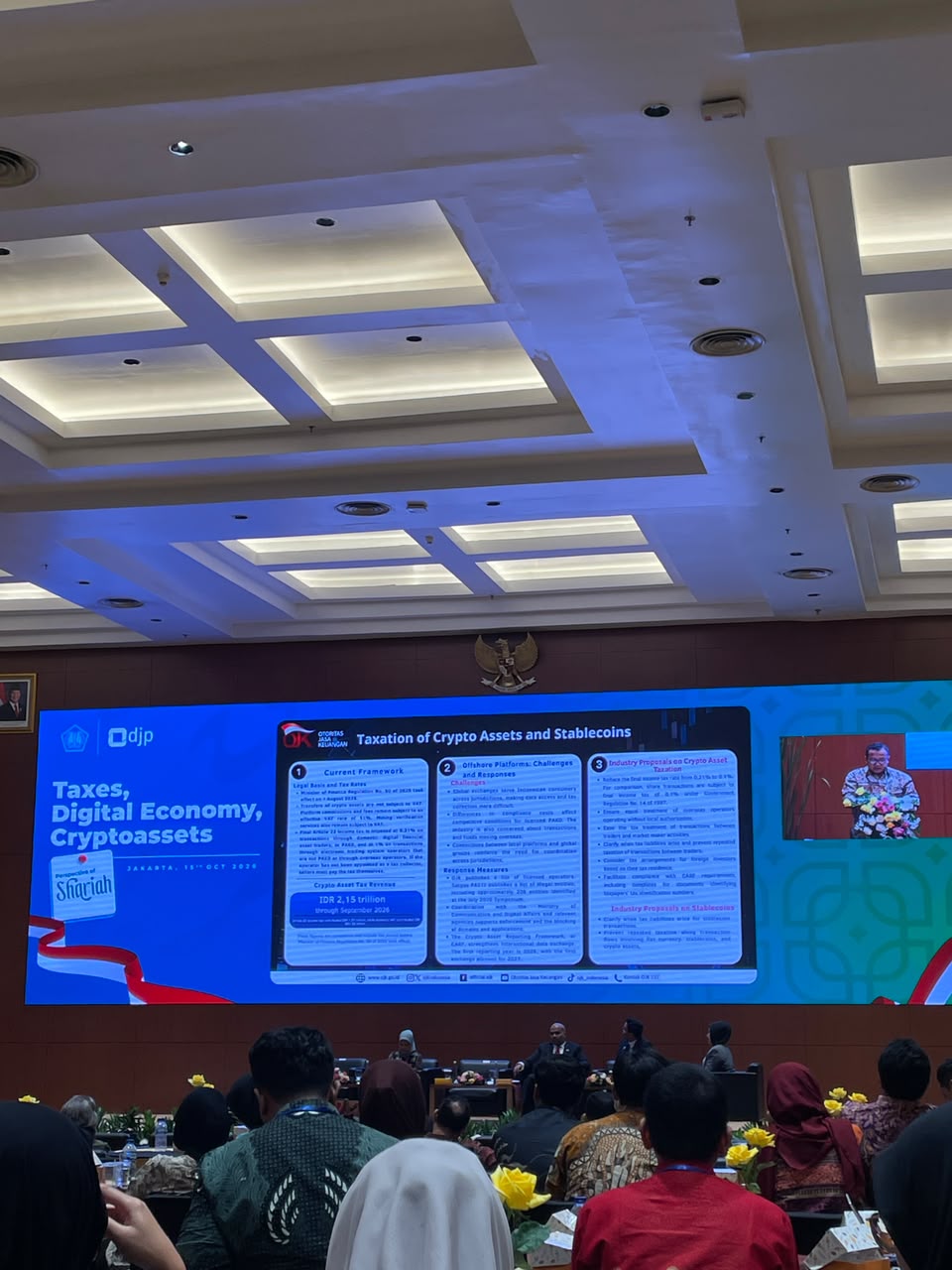Kajian Kegiatan Seminar Internasional DJP: Bedah Perpajakan, Ekonomi Digital, dan Aset Kripto dari Perspektif Syariah. 