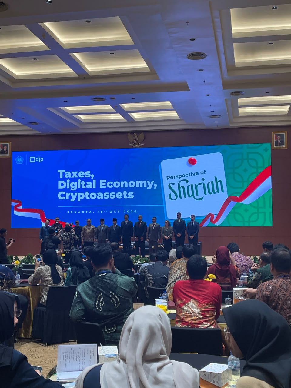 Kajian Kegiatan Seminar Internasional DJP: Bedah Perpajakan, Ekonomi Digital, dan Aset Kripto dari Perspektif Syariah. 